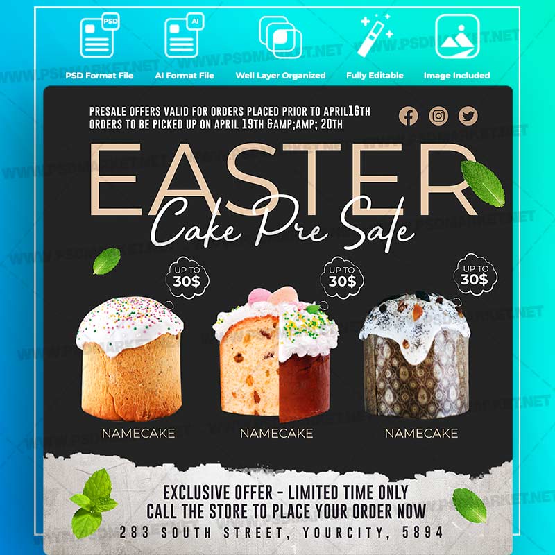 Download Easter Sale Templates in PSD & Vector