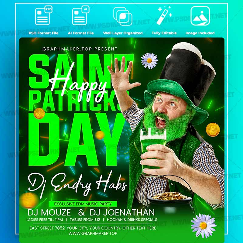 Download Happy Patricks Day Templates in PSD & Vector