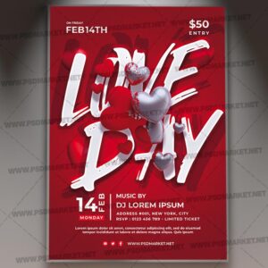 Download Love Day PSD Template 1