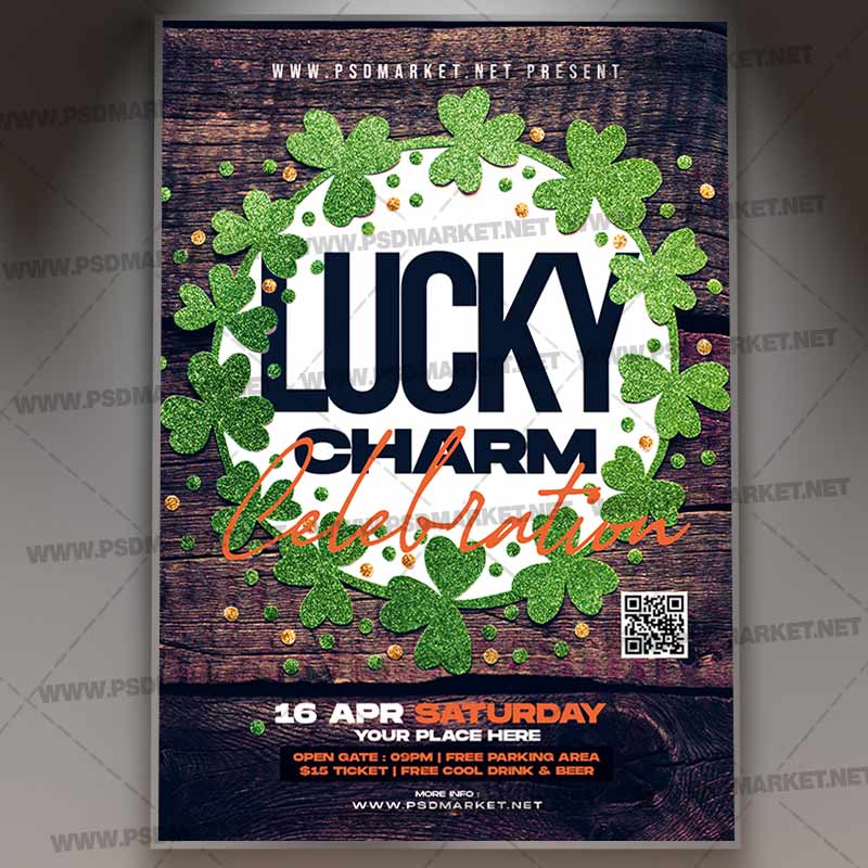 Download Lucky Charm PSD Template 1