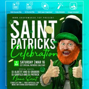 Download Patricks Celebration Templates in PSD & Vector