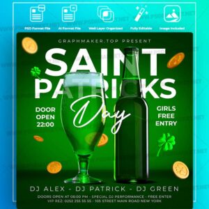 Download Patricks Day Event Templates in PSD & Vector