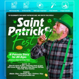 Download Patricks Fest Templates in PSD & Vector