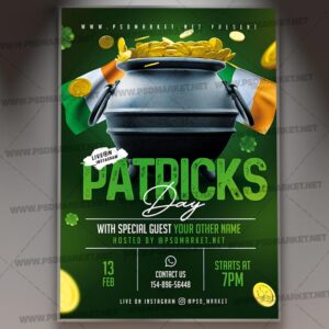 Download Patricks Day PSD Template 1