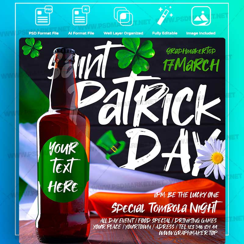 Download Saint Patrick Day Templates in PSD & Vector