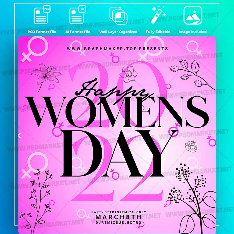Download Womens Day Event Templates in PSD & Vector