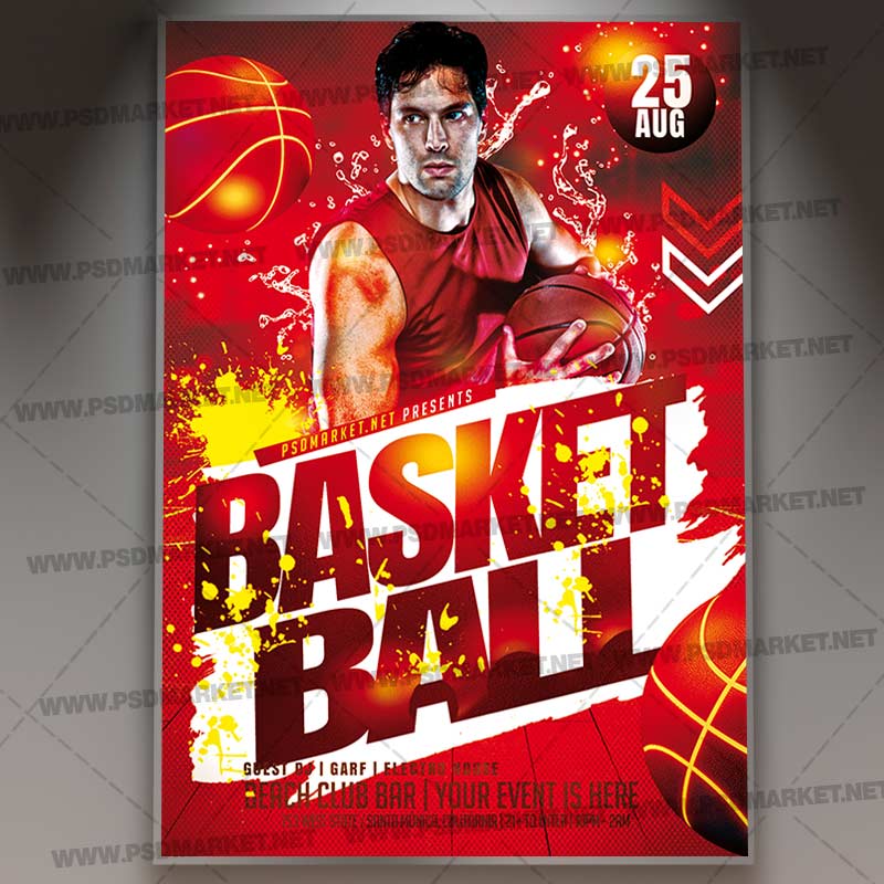 Download Basketball PSD Template 1