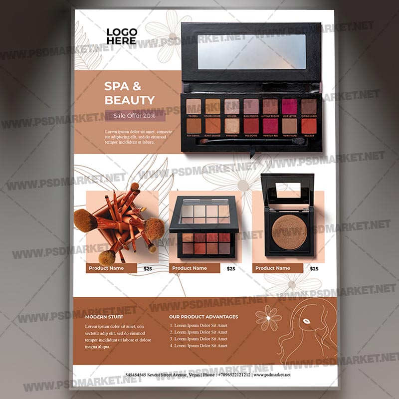 Download Beauty Shop PSD Template 1