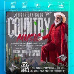 Download Country Music Templates in PSD & Vector