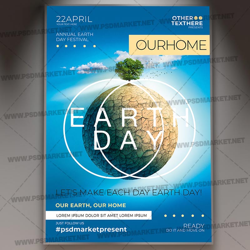 Download Earth Day PSD Template 1