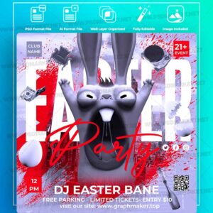 Download Easter Club Party Templates in PSD & Vector