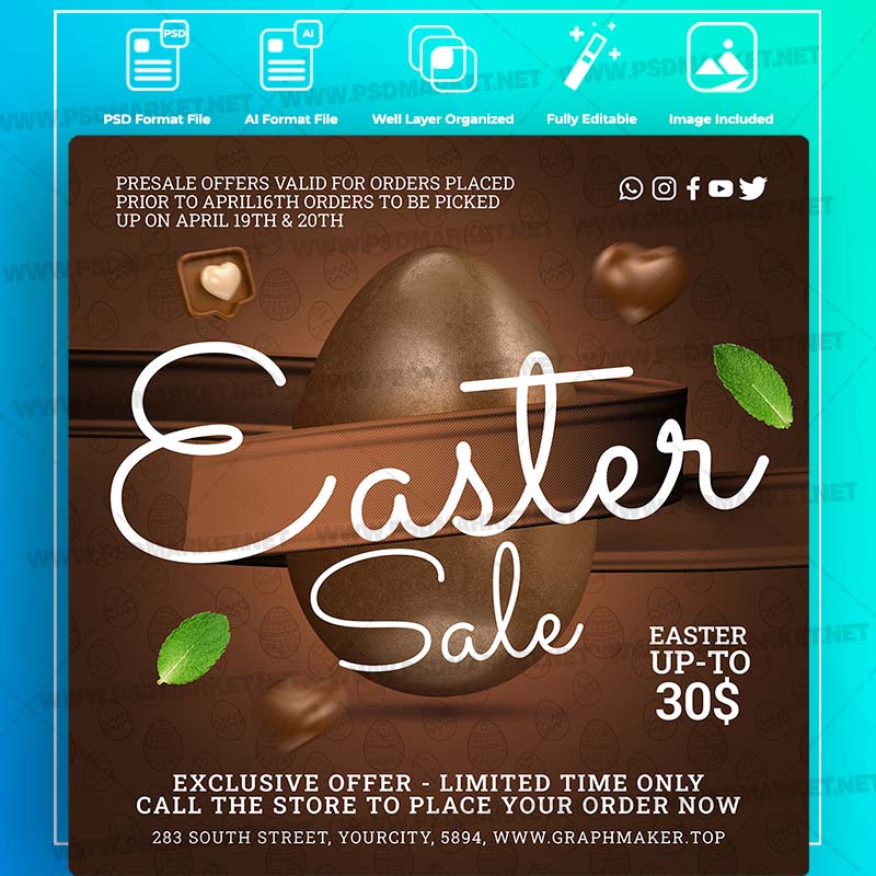 Download Easter Event Templates in PSD & Vector