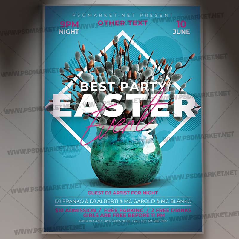Download Easter Event PSD Template 1
