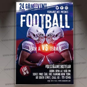 Download Football Game PSD Template 1
