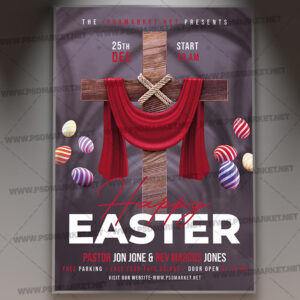 Download Happy Easter PSD Template 1