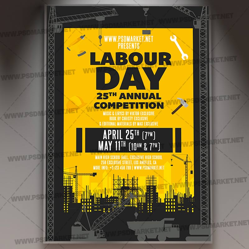 Download Labour Day Event PSD Template 1
