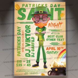 Download Patricks Event Day PSD Template 1