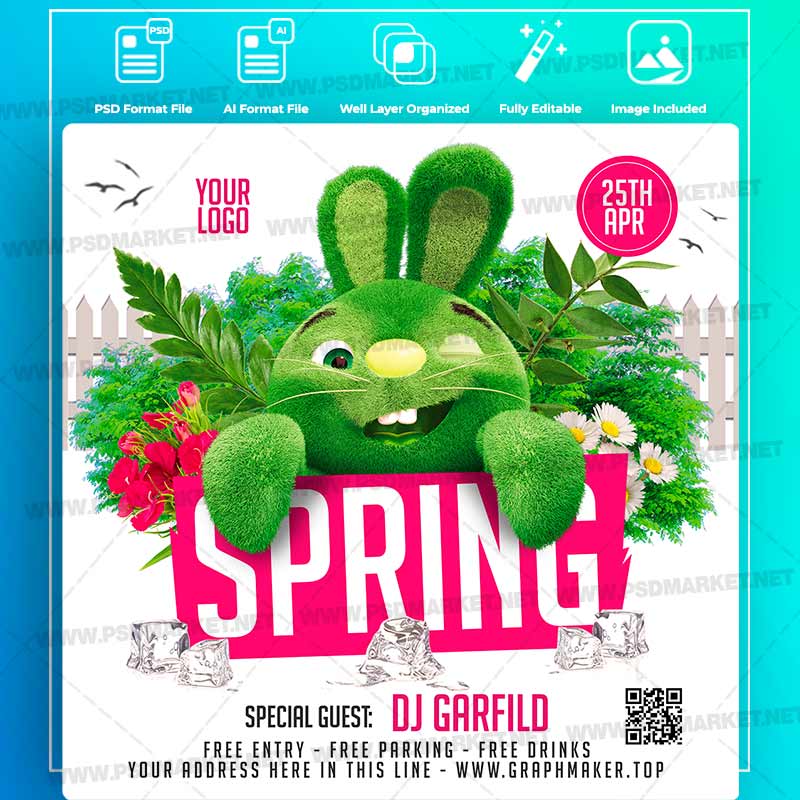 Download Spring Templates in PSD & Vector