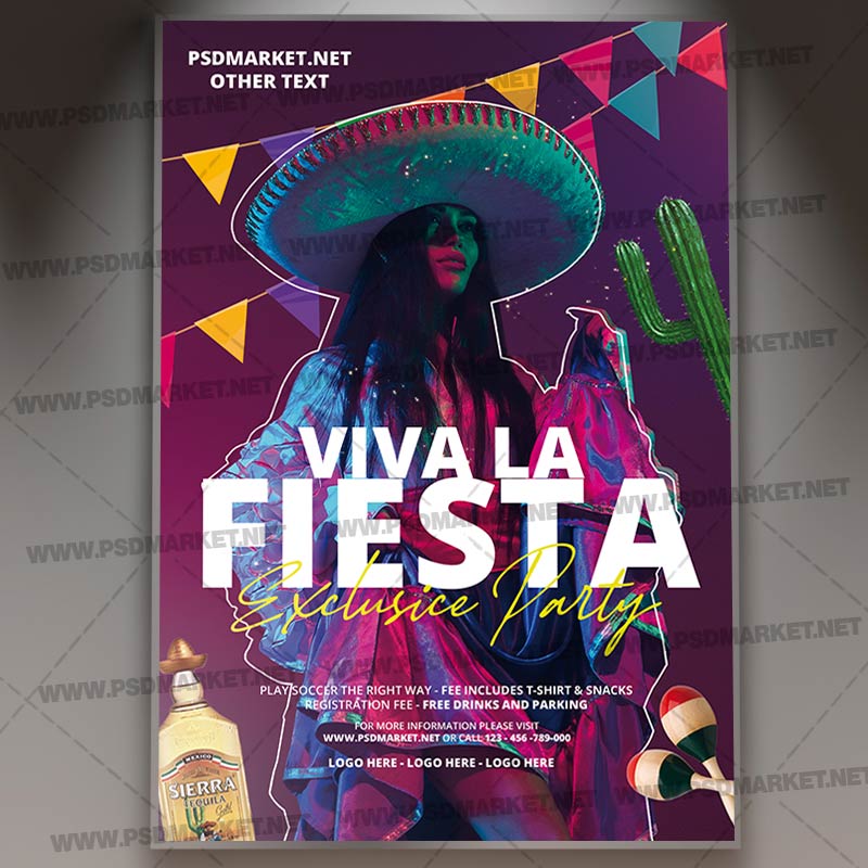 Download Viva La Fiesta PSD Template 1