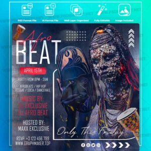 Download Afro Beat Templates in PSD & Vector
