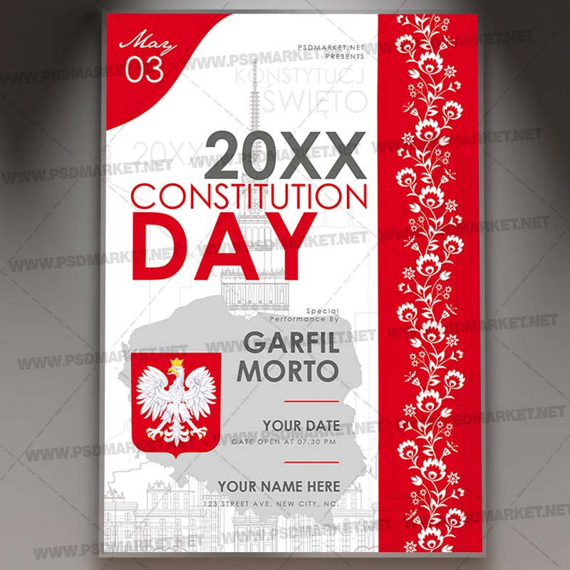 Download Constitution Day Poland PSD Template 1