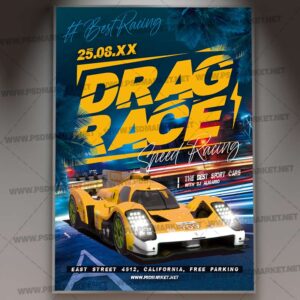 Download Drag Race PSD Template 1