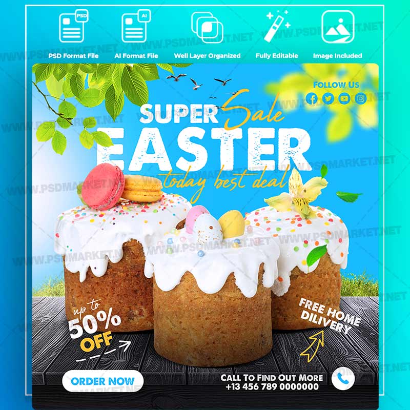 Download Easter 2022 Templates in PSD & Vector