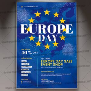 Download Europe Day 2022 PSD Template 1