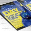 Download Europe Day Event PSD Template 2