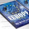 Download Europe Day PSD Template 2