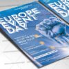 Download Europe Event Day PSD Template 2
