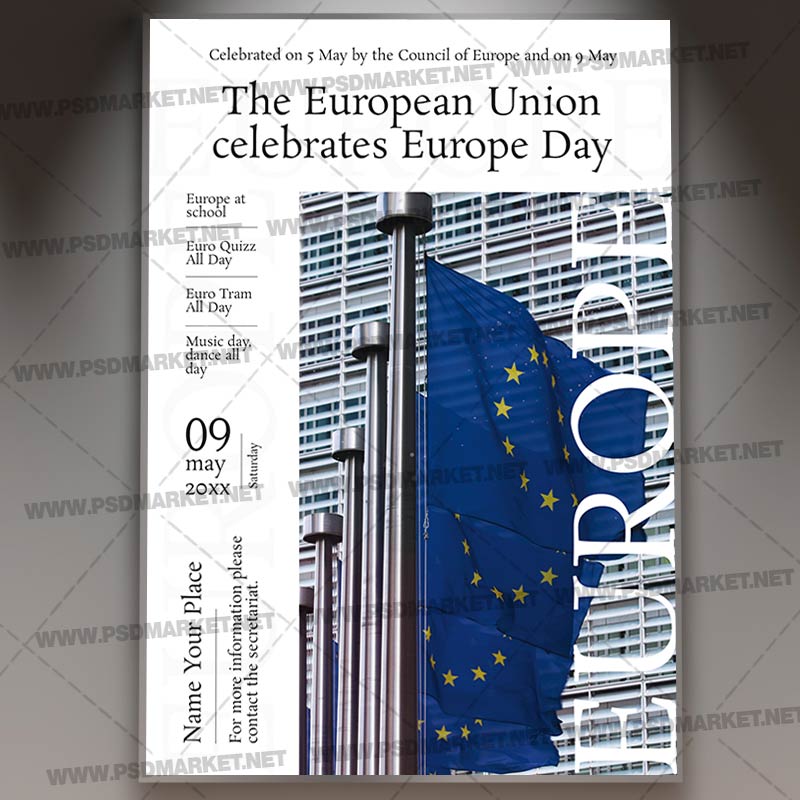 Download Europe Event PSD Template 1