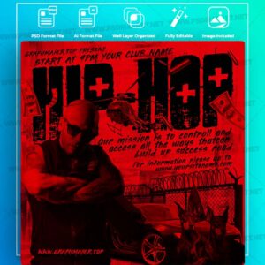Download Hip Hop Templates in PSD & Vector