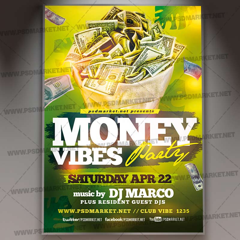 Download Money Vibes PSD Template 1
