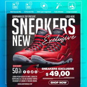 Download Sneakers Templates in PSD & Vector
