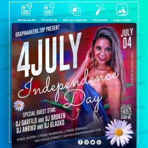 Download 4 th of July Night Templates in PSD & Vector