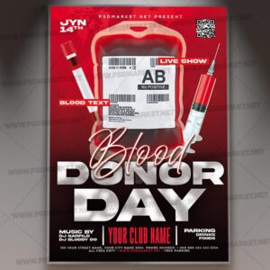 Download Blood Donor Day PSD Template 1