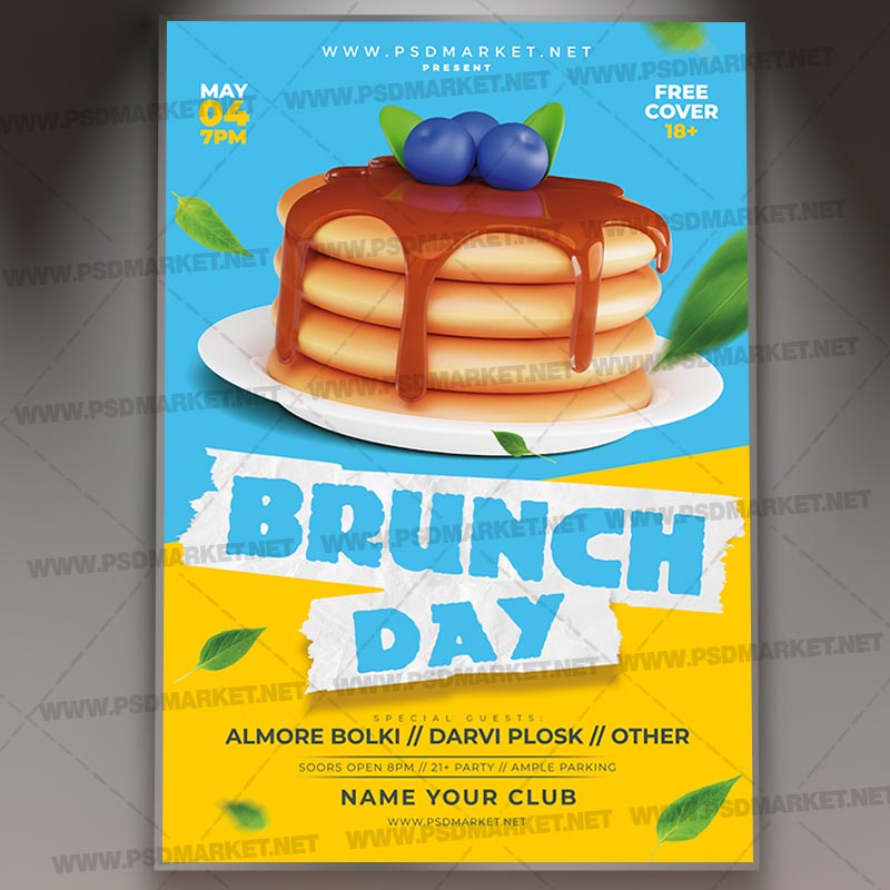 Download Brunch Day PSD Template 1