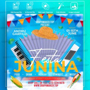 Download Festa Junina Event Templates in PSD & Vector