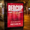 Download Red Cup Friday PSD Template 3