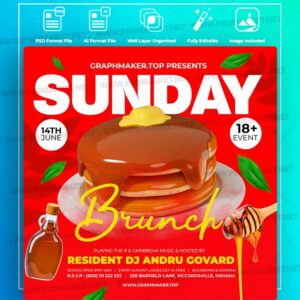 Download Sunday Brunch Templates in PSD & Vector