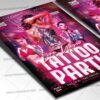 Download Tattoo Party PSD Template 2