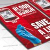 Download World Blood Donor Day PSD Template 2