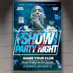 Download Dj Party Show Event PSD Template 1