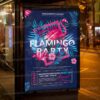 Download Flamingo Party Event PSD Template 3