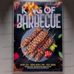 Download King Barbecue PSD Template 1