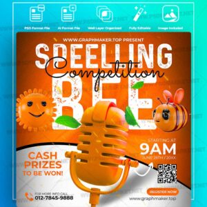Download Speelling Bee Competition Templates in PSD & Vector