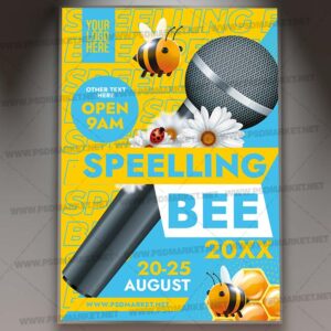 Download Speelling Bee 2023 PSD Template 1