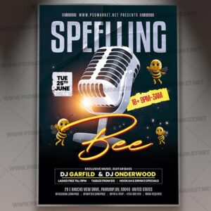 Download Speelling Bee PSD Template 1