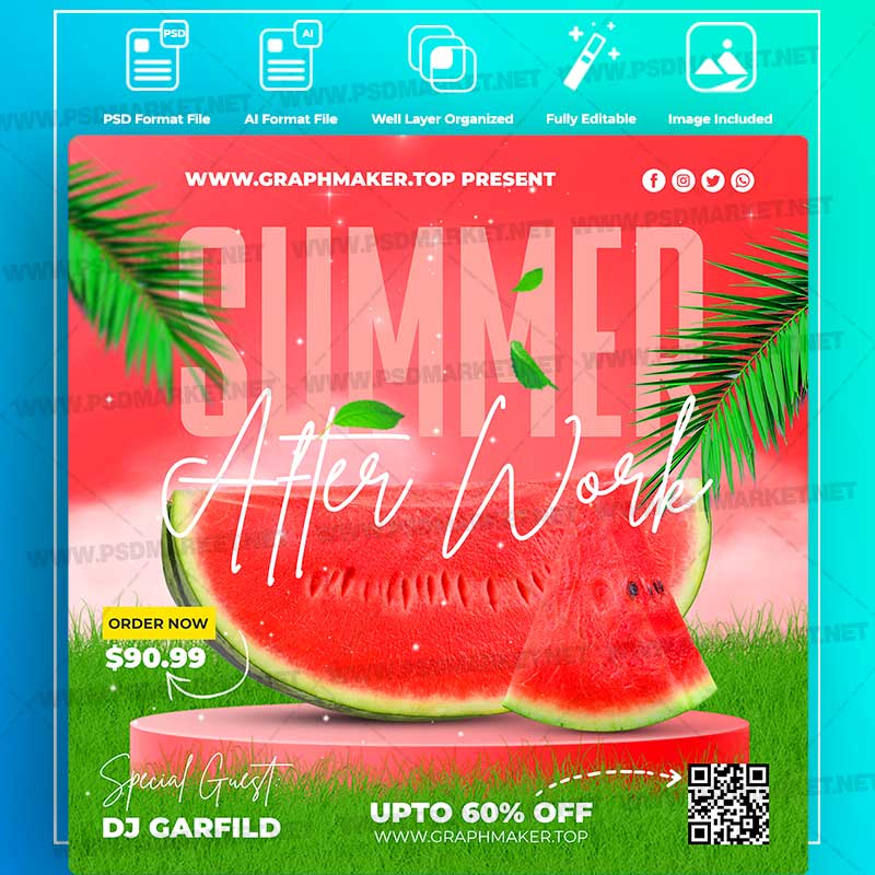 Download Summer After Work Templates in PSD & Vector